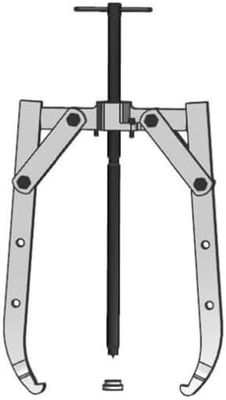 Extractor HIDRÁULICO FORZA A=320XB=480 Parte MECÁNICA