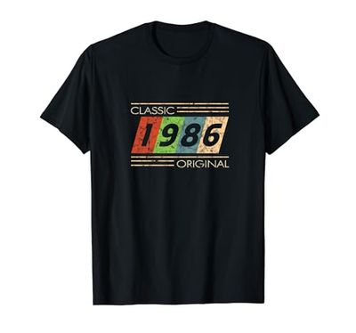 Classic 1986 Original Vintage Birthday Est Edición II 1986 Camiseta