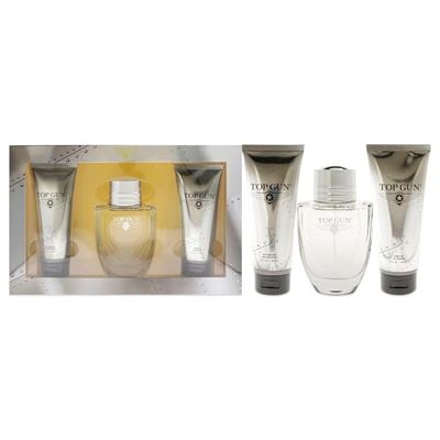 Top Gun Chevron Coffret cadeau 3 pièces Eau de toilette 100 ml + B/Wash + A/Baume