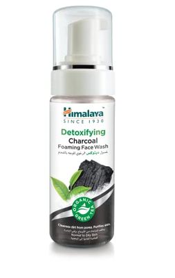 Himalaya Detoxifying Charcoal Foaming Face Wash, Cleanses Dirt, Purifies Skin, 150 ml