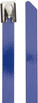 DeLock Stainless Steel Cable Ties L 200 x W 7.9 mm Blue Pack of 10