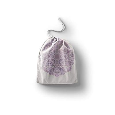 Bonamaison Printed Cotton Produce Bag with Drawstring, Reusable Grocery Bag, Biodegradable Eco-Friendly Bags, Travel Pouch, Sachet Bags, Shopping Bag, Eco Friendly, Foldable, Size: 30x40 Cm