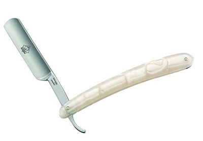 Herbertz Rasiermesser, Carbonstahl, Klingenbreite 1,8 Cm, (5/8 Zoll), Perlmutt-Celluloid Griff 200 g