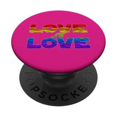 Christopher Street Day LGBTQ El amor es el amor PopSockets PopGrip Adhesivo
