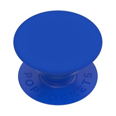 PopSockets: PopGrip - Supporto e Impugnatura per Telefoni Cellulari e Tablet con un Top Intercambiabile - Basic Cobalt