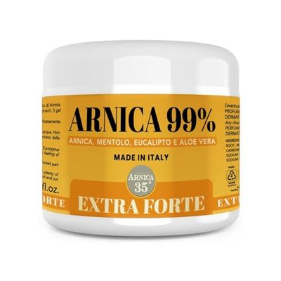 Arnica 35 - Arnica per Cavalli Uso Umano Gel Extra Forte 500ml, 99% Arnica Montana ad Azione Intensa per Massaggiare Muscoli e Articolazioni, Assorbimento Rapido, Made in Italy