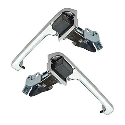 Chrome Buiten Buitendeur Handvat Links & Rechts Paar Set voor 80-96 Ford Truck