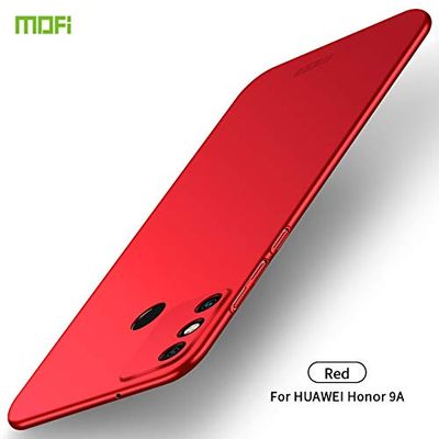 LICHONGGUI For Huawei Honor 9A Esmerilado PC Caso Duro Ultrafino (Color : Red)