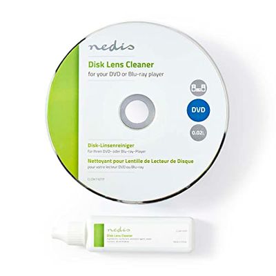 Nedis Limpador de leitor de discos Blu-ray DVD 20 ml