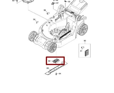 Makita 459811-4 Support de lame ronde pour tondeuse à gazon modèle DLM382