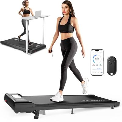 Tappeto da Corsa 3 in 1 Tappeto da Passeggiata Inclinabile con App e Telecomando, Elettrico Walking Pad Tappeto Compatto Velocità 1-6 km/h, Tapis roulant 2.5 HP Tapis roulant per Ufficio e Casa