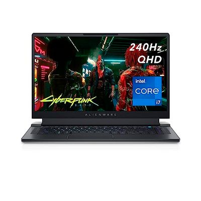 Dell Alienware x15 R2 Intel Core i7-12700H Portable Gaming 15.6" QHD Lunar Light 16GB RAM SSD 512GB NVIDIA GeForce RTX 3070 Ti Win 11H Advanced Alienware AlienFX Teclado