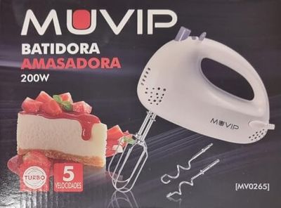 Frullatore Impastatrice 5 velocità 200 W MUVIP