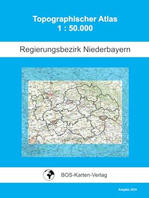 Topographischer Atlas · Regierungsbezirk Niederbayern · 1: 50.000