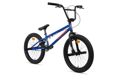 FabricBike Hawks - Bicicleta BMX 20", Bicicleta Ligera Freestyle para niños de 6 a 13 años, Rotor 360 Grados, 3 Colores Disponibles. (Electric Blue)