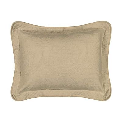 Historic Charleston King Charles Funda de Almohada Decorativa clásica Europea de algodón Matelasse, Abedul, 91 x 51 cm (Pack of 1)