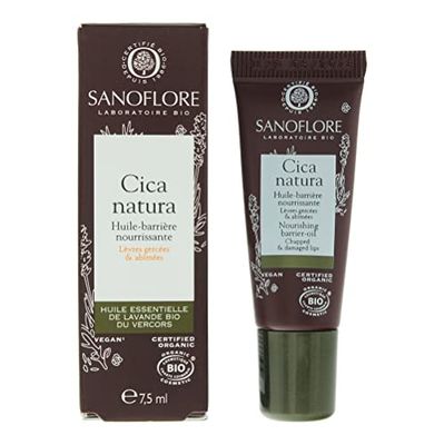 Sanoflore Cica Natura Nourishing Barrier-Oil for Chapped and Damgaged Lips 7.5ml