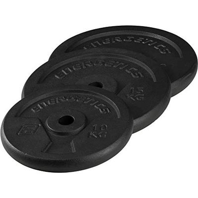 Energetics hantelskiva gjuten 20 kg, svart