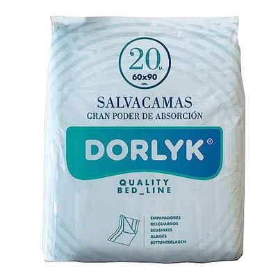 Dorlykn Beds Cover Dorlyk 20 U/ 60 x 90 cm Pack of 6 100 ml