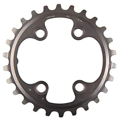 Shimano 24D M8000 34/24 Doble 11V, Corona, Nero, 34/24