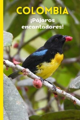 Colombia ¡Pájaros Encantadores!: Un libro de fotografía de 40 pájaros deslumbrantes. Tángaras, semilleros, picaflores y más.