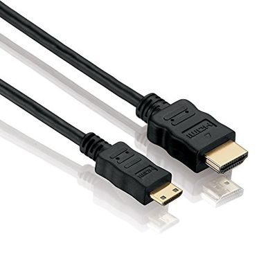 HDSupply High Speed HDMI kabel met Ethernet HDMI A stekker (19-polig) naar HDMI A stekker (19-polig) 2-voudig afgeschermd vergulde contacten 2,0m zwart