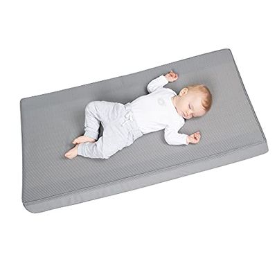 roba Colchon Cuna Bebé 60 x 120 cm - AIR BALANCE PREMIUMMESH - safe asleep - Colchoneta para Camas Infantiles - Transpirable y Acolchado Termorregulador - Funda Extraíble