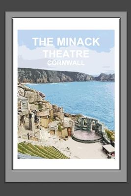 Minack Theatre Cornwall Notebook: Cornish Blank lined Notebook, Journal Gift Book, Kernow Planner Porthcurno