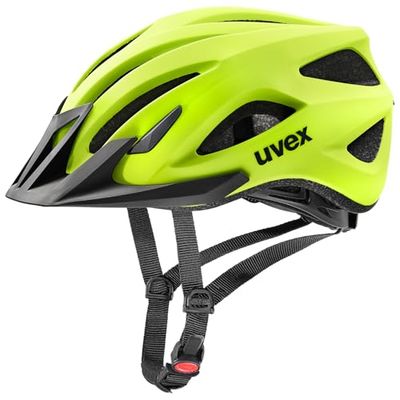 uvex Viva 3, Casco Todoterreno Ligero Unisex, Ajuste de Talla individualizado, Forro Interior Lavable, Neon Yellow Matt, 52-57 cm