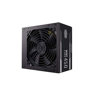 Cooler Master MWE 450 White 230V - V2 PC voeding - 80 PLUS 230V EU Gecertificeerd, Stille 120 HDB Fan, DC-to-DC + LLC Circuit met Single +12V Rail - 3 Jaar Garantie