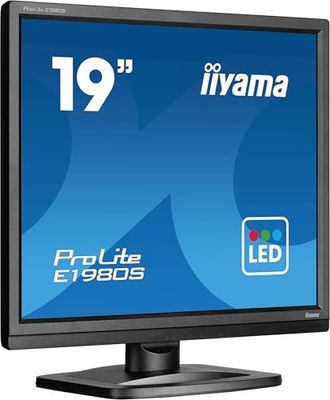 iiyama Prolite E1980S-B1 Monitor LED 48 cm 19" SXGA HDMI DP Negro