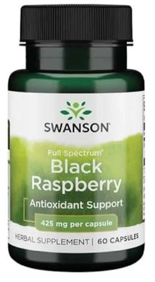 Swanson - Full Spectrum Black Raspberry, 425mg | Antioxidant and Cellular Health - 60 Capsules