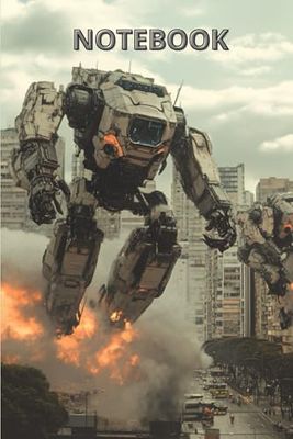 ROBOT WAR SERIES: Notebook for kids and teenagers