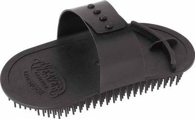 Weaver Leather Massage Brush, Black
