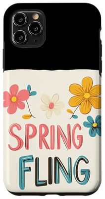 Disfraz de fling de primavera feliz Carcasa para iPhone 11 Pro Max