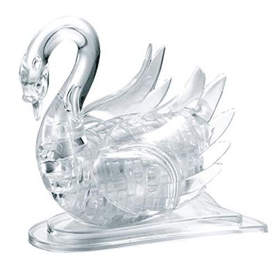 3D Crystal Puzzle – svan transparent 44 delar