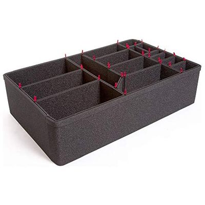 PELI TrekPak Divider Set, 1650 Protector Case Accessory, Black