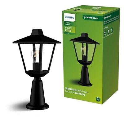 Philips Kinno Borne d’Extérieur, Max 25 W, Culot E27, Noir