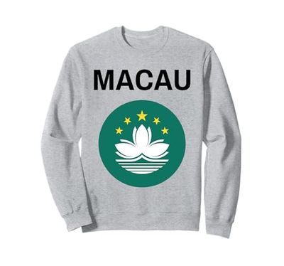 Bandiera Macao Moderna Felpa
