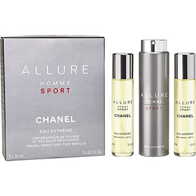 Chanel Allure Homme Sport Eau Extrême Eau de Toilette Spray 3 x 20ml