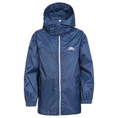 Trespass Packup – Giacca Ripiegabile, Bambino, Packup, Blu Navy