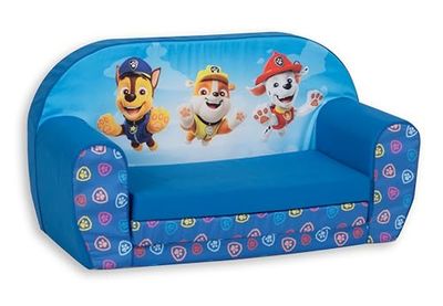 Sofa Bleu Paw Patrol 'Pattes, 42x77x35cm, à partir de 2 Ans