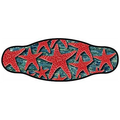 Best Divers neopreen riem, dubbelblad, sterren marineblauw
