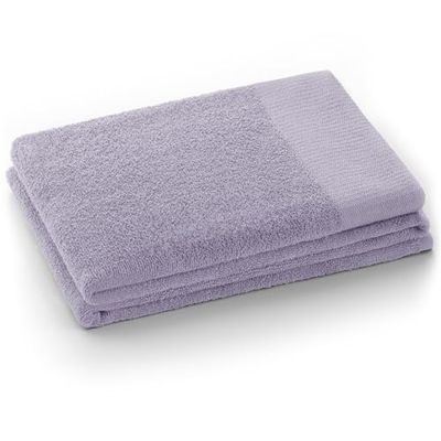 AmeliaHome 30x50 cm Guest Towel 100% Cotton Absorbent Lilac Violet Purple Amari