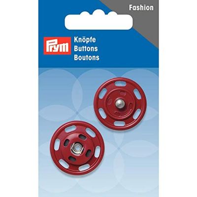 Prym Fastener, Red, Dunkelrot, 1 Stück
