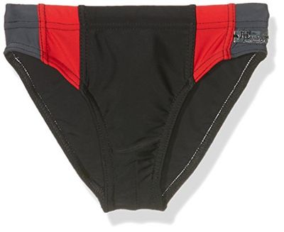 Haute pression 515, Slip para crianças, preto (Nouir/cinzento/vermelho), 4 anos