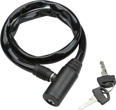 Candado de cable para bicicleta de 0,6 x 60 cm con cierre de aleación de zinc