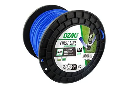 Greenstar 3845 nylon draad, vierkant, 3,0 mm x 120 m, zwart