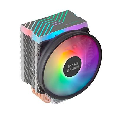 Mars Gaming MCPU220, Dissipateur PC Multiprise Universel, Ventilateur MFX 120mm, Noir