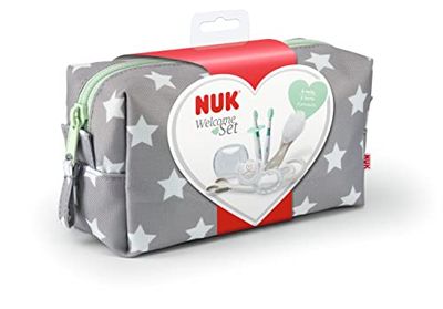 Nuk 10256412 Zestaw Do Pielęgnacji Niemowląt, Wielokolorowy, 7 Elementów